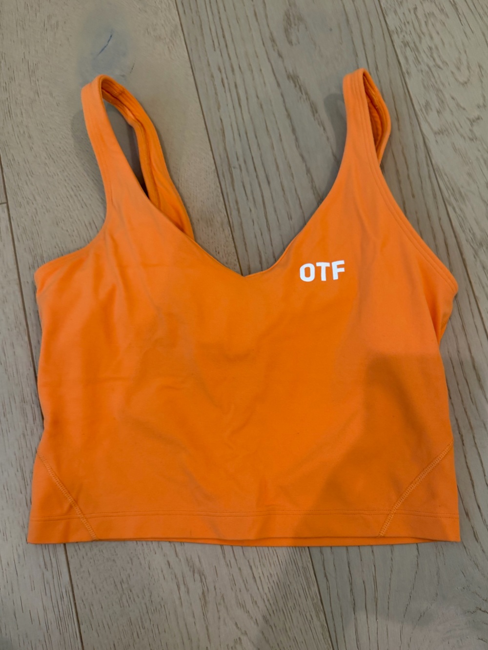 lululemon athletica Orange OTF Tank Top